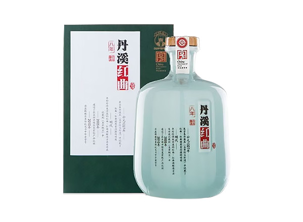 茂名丹溪黄酒回收丹溪8年红曲黄酒750mL 2瓶礼盒装